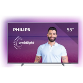Imagem da oferta Smart TV LED 4K 55'' Philips 55PUG6794 Ambilight 3 lados Bluetooth Wi-Fi 3 HDMI 2 USB