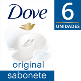 Imagem da oferta Kit Sabonete Dove Original 90g 6 Unidades