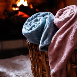 Imagem da oferta Cobertor Casal Flannel 3D Floral - Casa & Conforto