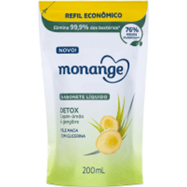 Imagem da oferta Refil Sabonete Líquido Monange Detox - 200ml
