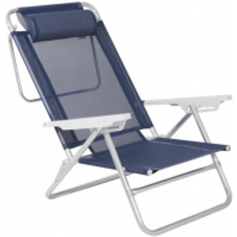 Imagem da oferta Cadeira Mor Reclinável Sol de Verão Azul de Praia