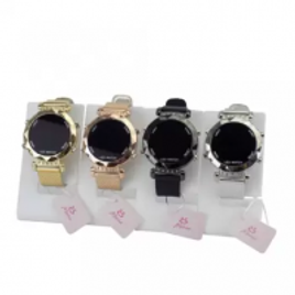 Imagem da oferta Kit 4 Relógios Feminino Led Dourado - Orizom