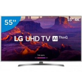 Imagem da oferta Smart TV LED 55" Ultra HD 4K LG 55UK6540PSB