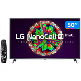 Imagem da oferta Smart TV 4K UHD NanoCell 50” LG 50NANO79SND - Wi-Fi Bluetooth Inteligência Artificial 3 HDMI