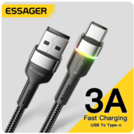 Imagem da oferta Cabo USB Essager Tipo C 2M