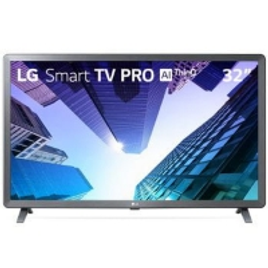 Imagem da oferta ‬  Smart TV LED 32" LG 3 HDMI, 2 USB Bluetooth Wi-Fi Active HDR ThinQ AI - 32LM621CBSB.AWZ
