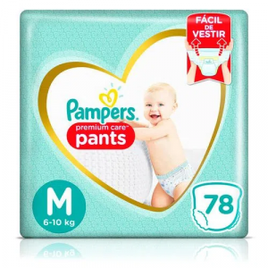Imagem da oferta Fralda Pampers Pants Premium Care Top M 78 Unidades