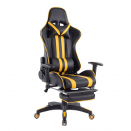 Imagem da oferta Cadeira Gamer Legends Preta e Amarela