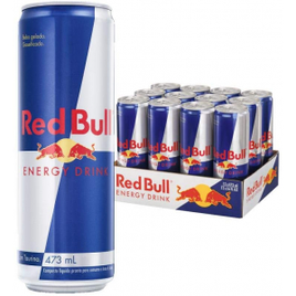 Imagem da oferta Energético Red Bull Energy Drink Pack com 12 Latas de 473ml