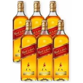 Imagem da oferta Combo Whisky Johnnie Walker Red Label 750ml - 6 Unidades