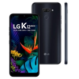 Imagem da oferta Smartphone LG K12 Max Preto 32GB Tela 6.26" Câmera Traseira Dupla Android 9.0 Octa Core e 3GB RAM