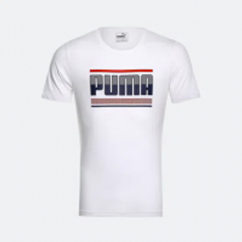 Imagem da oferta Camiseta Puma Graphic Branca Masculina Branco P