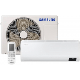 Imagem da oferta Ar-condicionado Split Samsung Digital Inverter Ultra 12.000 BTUs Frio AR12CVHZAWKNAZ Branco 220V Kit