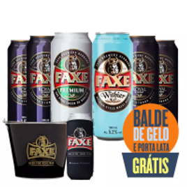Imagem da oferta Kit Apaixonados por FAXE - Compre 6 Cervejas e Leve Balde de Gelo + Porta Latas