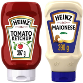 Imagem da oferta Ketchup Heinz Tradicional 397g + Maionese Heinz 390g