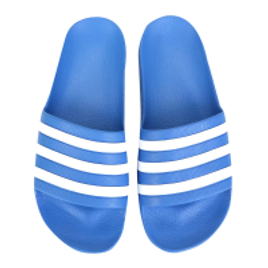 Imagem da oferta Chinelo Adidas Adilette Aqua - Azul e Branco