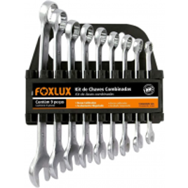 Imagem da oferta Jogo de Chave Combinada Foxlux – Kit com 9 peças – 8mm a 19mm