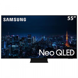 Imagem da oferta Smart TV 55" Neo QLED 4K Samsung 55QN90A Mini Led Painel 120hz Processador IA Som em Movimento Plus Tela sem limites Design slim