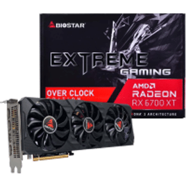 Imagem da oferta Placa de Vídeo Biostar AMD Radeon RX 6700 XT OC 12GB - VA67S6TML9