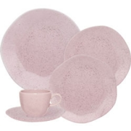 Imagem da oferta Aparelho de Jantar/Chá 30 Peças Mail Order Pink Sand - Oxford Porcelanas