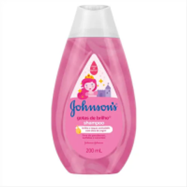 Imagem da oferta Shampoo Johnson's Baby Gotas de Brilho 200ml