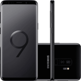 Imagem da oferta Smartphone Samsung Galaxy S9+ Dual Chip Android 8.0 Tela 6.2" Octa-Core 2.8GHz 128GB 4G Câmera 12MP Dual Cam - Preto nas