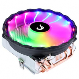 Imagem da oferta Cooler para Processador Gamer Rise Mode X5 LED Rainbow Intel e AMD Preto - RM-ACX-05-RGB