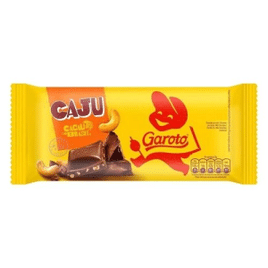 Imagem da oferta 3 unidades de Barra de Chocolate Castanha de Caju Garoto 80g