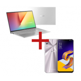 Imagem da oferta Notebook VivoBook X512FJ-EJ226T Prata Metálico + ZenFone 5 4GB/64GB Prata