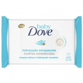 Imagem da oferta Lenço de Papel Umedecido Dove Baby - Hidratação Enriquecida 50 Unidades