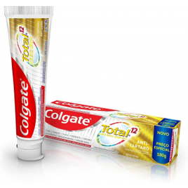 10 Unidades Creme Dental Colgate Total 12 Anti Tártaro 180g cada