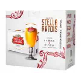 Imagem da oferta Kit Cerveja Stella Artois Lager 269ml com 1 Taça