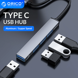 Imagem da oferta ORICO HUB 4 Portas USB Tipo C Aluminum