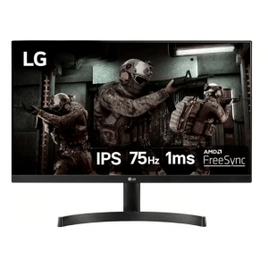 Imagem da oferta Monitor Gamer LG 24"' Full HD ULTRAGEAR 75Hz 1ms HDMI IPS Bivolt 24ML600M