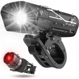 Imagem da oferta Conjunto de faróis e luzes traseiras mewmewcat recarregáveis ​​USB Super Bike