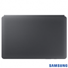 Imagem da oferta Capa Teclado para Galaxy Tab S6 de Policarbonato e Polímero plástico PU Cinza - Samsung - EF-DT860BJPGBR