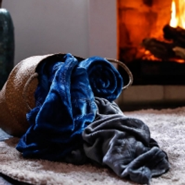 Imagem da oferta Cobertor Solteiro Flannel 3D Geométrico - Casa & Conforto
