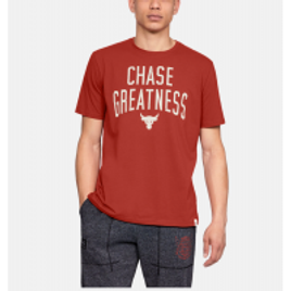 Imagem da oferta Camiseta  UA x The Rock - Chase Greatness - Masculina