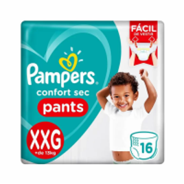 Imagem da oferta Fralda Pampers Confort Sec Pants Xxg Com 16 Unidades