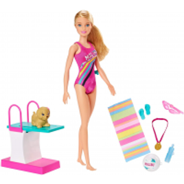 Imagem da oferta Boneca Barbie Dreamhouse Adventures Nadadora Multicor - Mattel