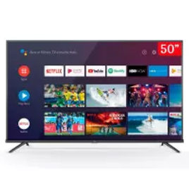 Imagem da oferta Smart TV LED 50" Android TV TCL 50P8M 4K UHD HDR