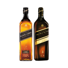 Imagem da oferta Whisky Johnnie Walker Double Black 1L + Whisky Black Label 750ml