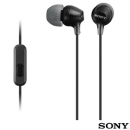 Imagem da oferta Fone de Ouvido Sony Intra-Auricular com Microfone Preto - MDREX15AP/BCE