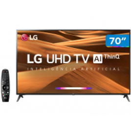 Imagem da oferta Smart TV LED 70" 4K LG 70UM7370PSA 3 HDMI 2 USB Wi-Fi Bluetooth