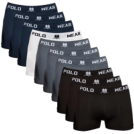 Imagem da oferta ️Kit com 10 Cuecas Boxer Polo Wear Microfibra