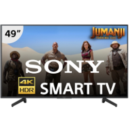 Imagem da oferta Smart TV LED 49" Sony KD 49X705G Ultra HD 4K com Conversor Digital 3 HDMI 3 USB Wi-Fi - Preta