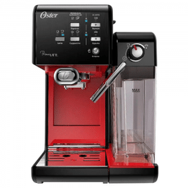 Imagem da oferta Cafeteira Expresso Oster PrimaLatte II 6701B Automática 19 Bar de Pressão - Preto/Vermelho