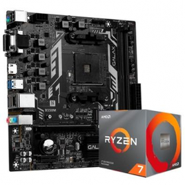 Imagem da oferta Kit Processador AMD Ryzen 7 3800X + Placa Mãe GALAX B550M EX