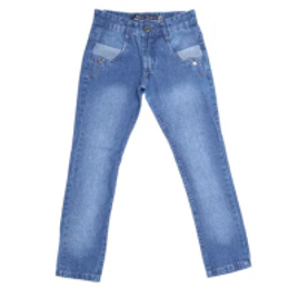 Imagem da oferta Calça Jeans Juvenil Para Menino - Azul