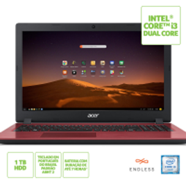 Imagem da oferta Notebook Acer Aspire A315-53-33AD i3-6006U 8GB RAM 1TB Tela 15,6" HD Endless OS